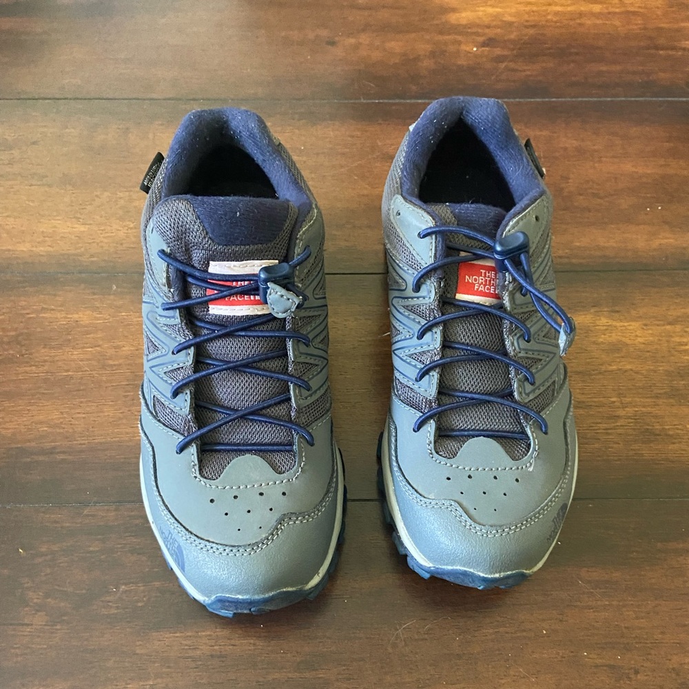 The North Face Hedgehog Hiker Shoes - Gray and Blue